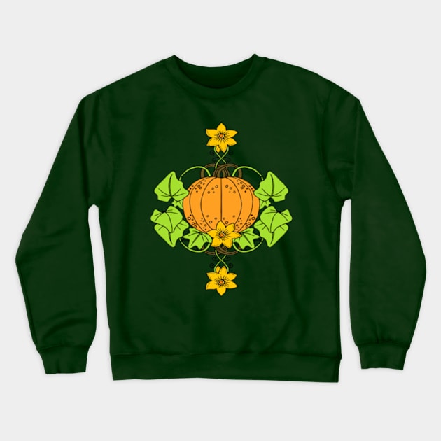 Pumpkin Crewneck Sweatshirt by Izmet